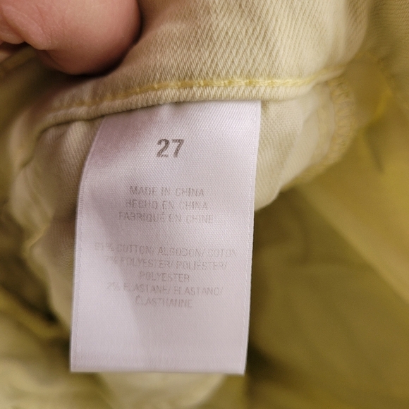 Favorite Daughter The Mischa Yellow Wide Leg Jeans - Picture 3 of 8